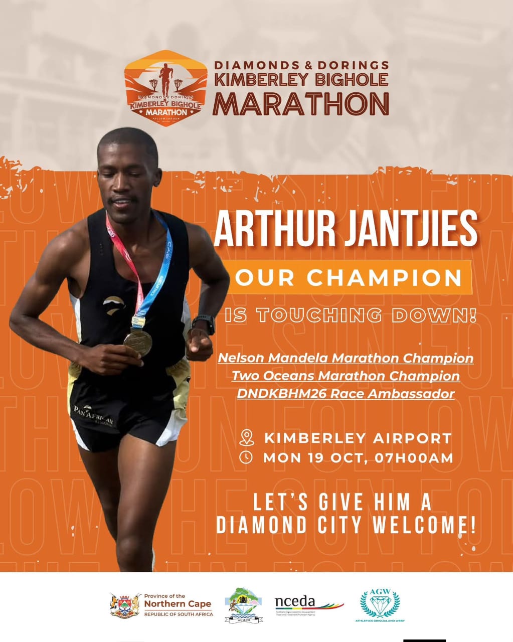 Arthur Jantjies wen eerste Nelson Mandela-maraton